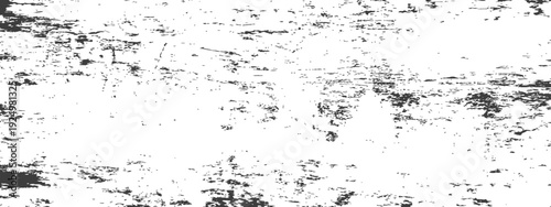 Monochrome grunge texture background with distressed scratch effect Abstract graphic overlay pattern in black and white