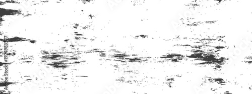 Distressed Grunge Scratch Overlay Texture Vector Graphic in Black and White