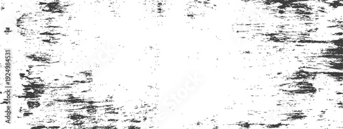Abstract Black and White Distressed Grunge Overlay Texture Vector
