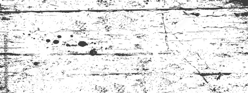 Black and White Grunge Distressed Texture Background with Scratches and Splatters Worn Effect Overlay