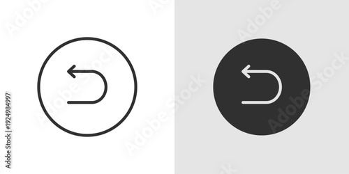 Return Icon representing investment returns, financial gains, and business performance. Stroke, filled, and colored vector illustration.