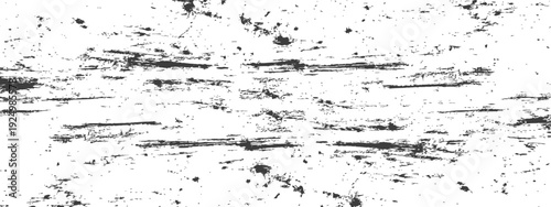 Grunge Distressed Texture Overlay Background - Abstract Black and White Scratched Vector Graphic Element