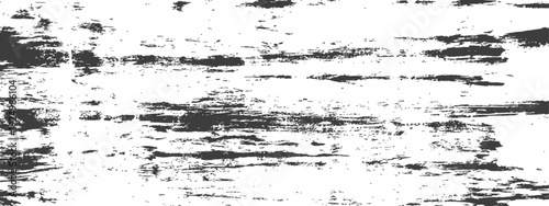Distressed Grunge Texture Overlay Black and White Horizontal Scratches Pattern Rough Surface Effect Vector Background