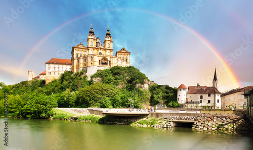 Bild auf Leinwand Melk stift, Austria