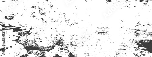 Distressed Grunge Black and White Texture Overlay