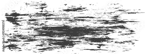 Grunge distressed scratched texture overlay dark gray and white abstract vector background