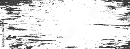 Black and White Grunge Distress Overlay Texture Vector Background