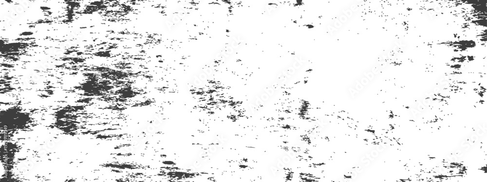 Fototapeta premium Distressed Grunge Texture Overlay Black and White Vector Graphic Resource