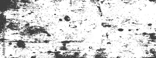 Abstract black and white grunge texture distressed background with scratches and paint splatters