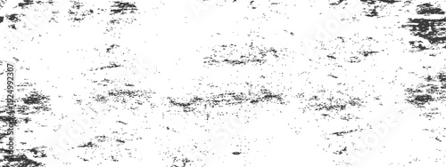 Distressed Grunge Overlay Texture Black and White Vector Background