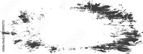 Abstract Distressed Grunge Frame Texture Vector Graphic Element