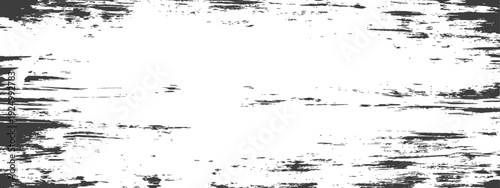Black and White Grunge Distressed Texture Vector Background Rough Worn Surface Overlay Effect