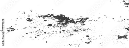 Grunge Distressed Texture Overlay Vector Background with Dark Ink Splatter and Rough Scratches