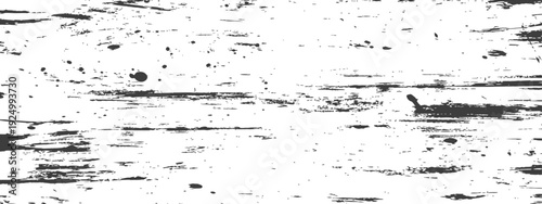 Monochromatic Grunge Paint Brush Stroke and Splatter Texture Abstract Background