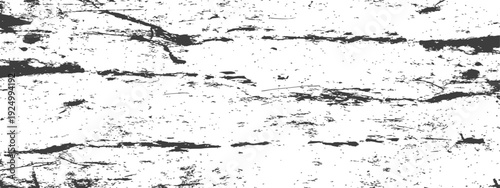 Distressed Black and White Grunge Texture Overlay with Scratches and Speckles