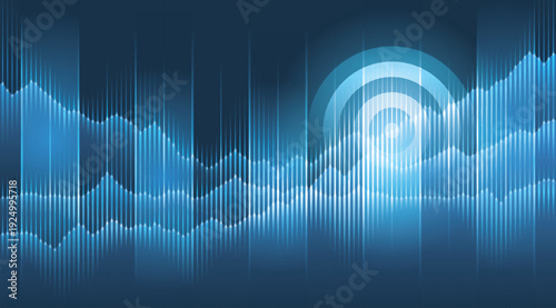 Abstract Futuristic Blue Stock Market Chart business Marketing Target Background. Modern Financial Technology Data Graph Background design. Creative ideas for template, banner