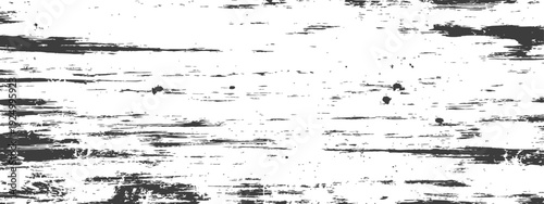 Distressed Black and White Grunge Horizontal Texture Overlay