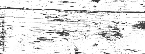 Distressed Black and White Grunge Texture Overlay