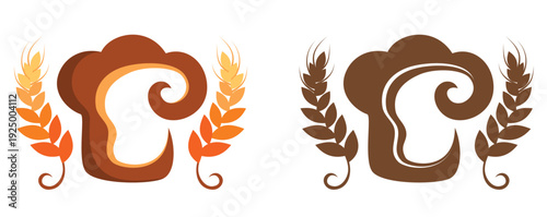Bakery emblem. Vector decoration element for bakery shop or cafe