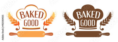 Bakery emblem. Vector decoration element for bakery shop or cafe