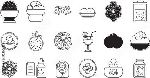 set of icons for web