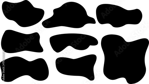 vector set of abstrack shape