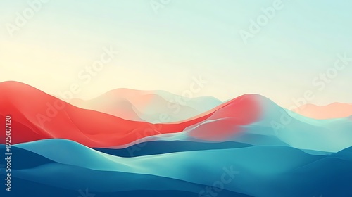 Abstract mountain landscape background