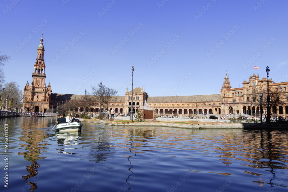 Fototapeta premium La Plaza de España di Siviglia 