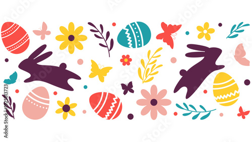 happy easter pattern