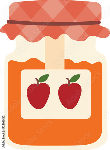 Sweet Fruit Preserve Jar Graphic