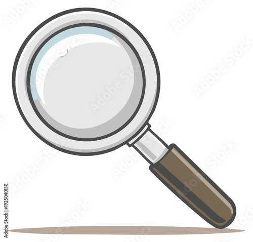 Magnifying Glass Symbol for Investigation and Discovery