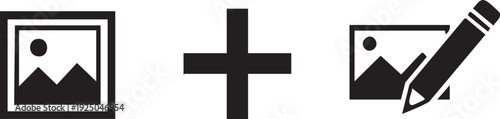 Graphic Frame Image Add Edit Photography Tool Icon