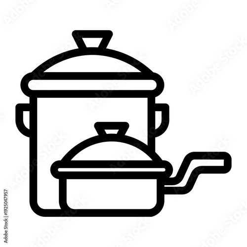 cookware Line Icon