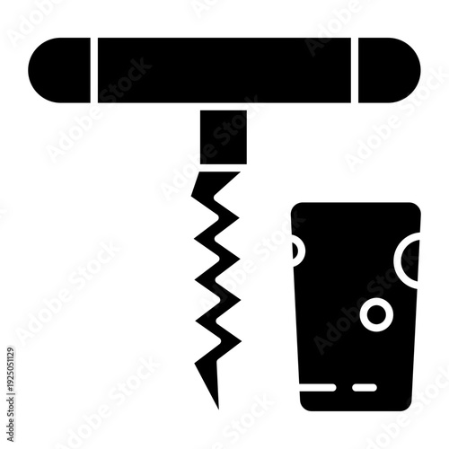 corkscrew Solid icon