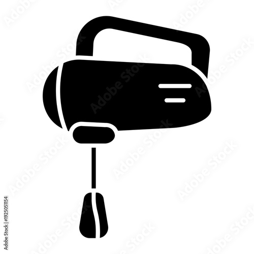 hand mixer Solid icon