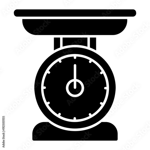 kitchen scale Solid icon