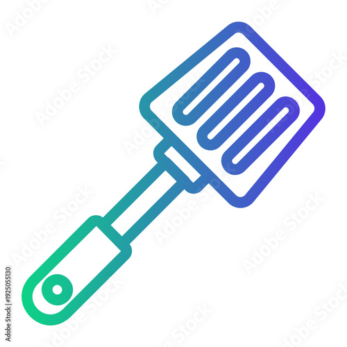 spatula Line Gradient Icon