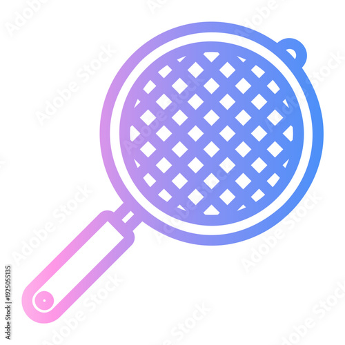 strainer Line Gradient Icon