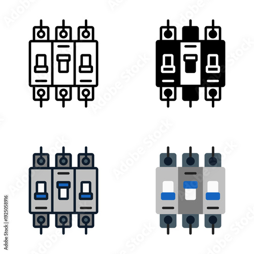 Circuit Breaker is a safety device interrupting electrical flow during overload or faults.