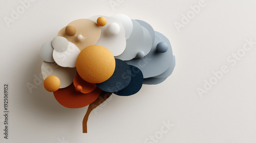 Brain: Abstract 3D Model re...