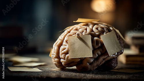 Brain with Sticky Notes: A ...