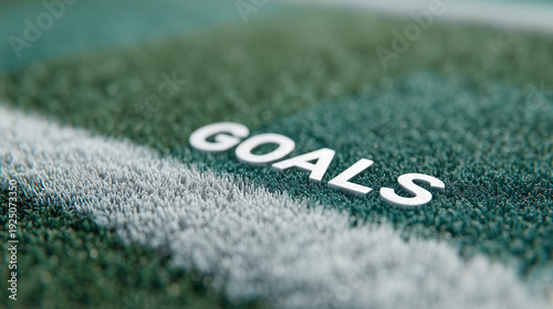 Goals on Field: Close-up sh...