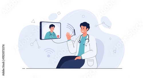 Doctor Telemedicine Consultation: Video Call Healthcare, Online Medical Advice