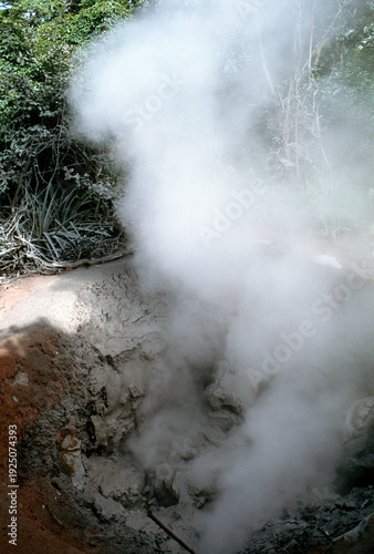 Hot springs in Costa Rica's Rincon de la Vieja National Park 