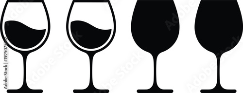 wine glass, silhouette wine, red wine, wine glasses, stemware silhoue
