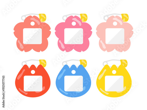 花の名札　イラストセット