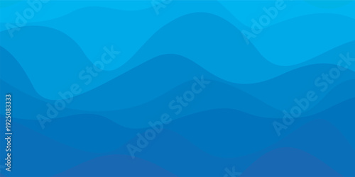 Abstract blue background with undulating wave-like shapes and a gradient effect.