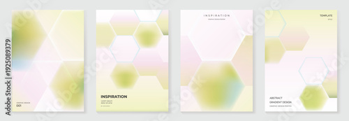 soft abstract poster background vector background with cream yellow pastel colors. Modern design for poster, cover, and branding.