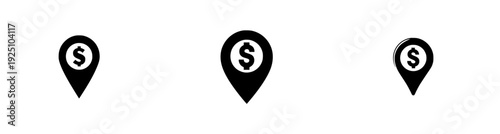 Money on the map: A symbol of financial goals and aspirations