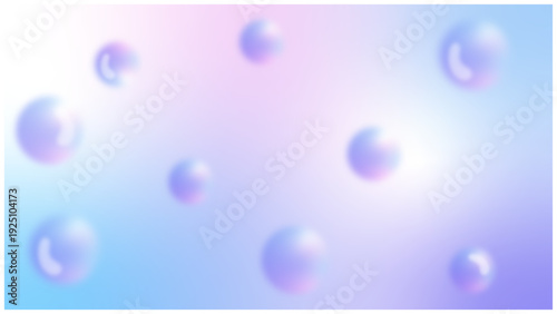 パステルグラデーションとぼかし円の抽象背景素材